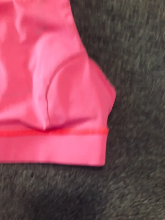Lululemon Pink Sports Bra Size 4 Medium Support Criss Cross Back Yoga Gym - Picture 2 of 4